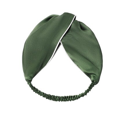 Suyareplsauna-Bandeau uni rose marine pour femme, véritable bandeau pour filles, accessoires pour cheveux, 100%: green