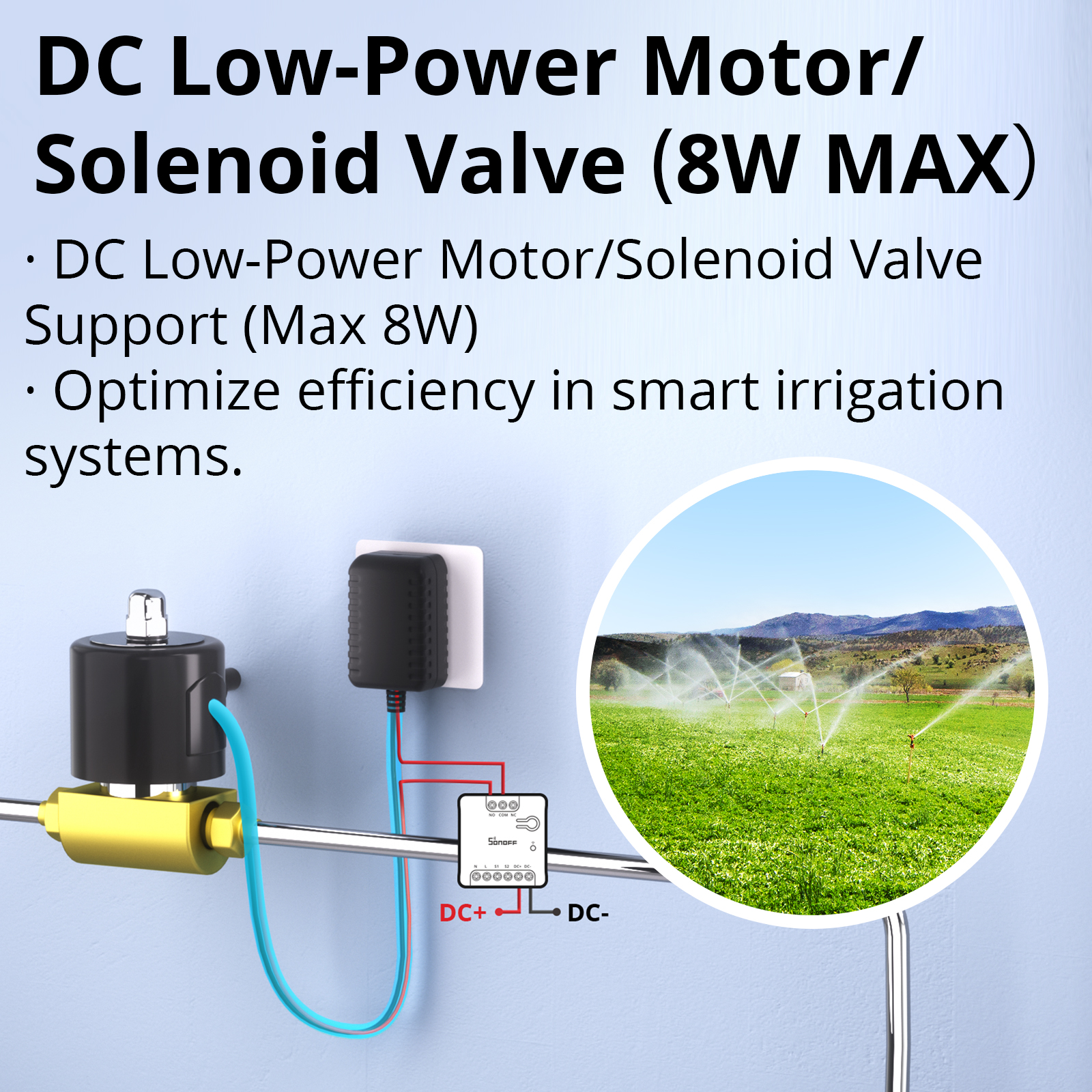SONOFF MINI-D Wi-Fi Smart Switch Eerste MINI droog contactrelaisapparaat met matter Ondersteunt AC/DC-voeding Schakelaarbediening