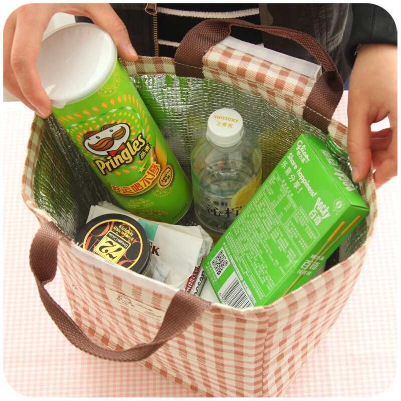 Lunch Box Bag Female Insulated Thermal Food Picnic Lunch Bags for Women Kids Men Cooler Tote Bag Case for School Work