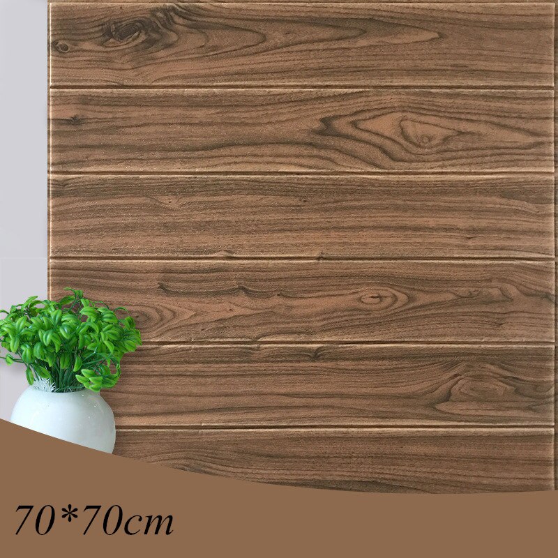 5 stk 3d hjem dekorasjon murstein vegg klistremerker diy dekor selvklebende vanntett tapet for barnerom kjøkken soverom klistremerke: J -5 stk