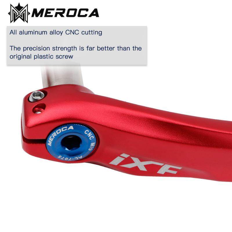 2PC M18/M19/M20 Crank Cover Screw Cap M20 MTB Crankset Cover Aluminum BMX Road Bike Arm Bolt Mountain Bike Accessories