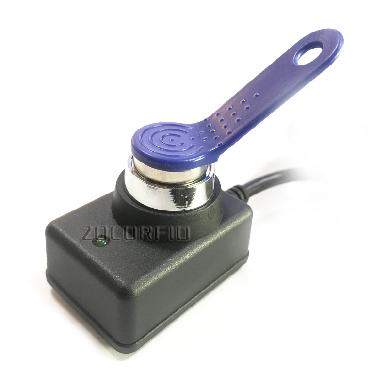 USB iButton TM-Sonde DS1990A Sonde aus Zinklegierung iButton-Sonde/Leser DS1990A TM iButton-Leser USB Plug-and-Play