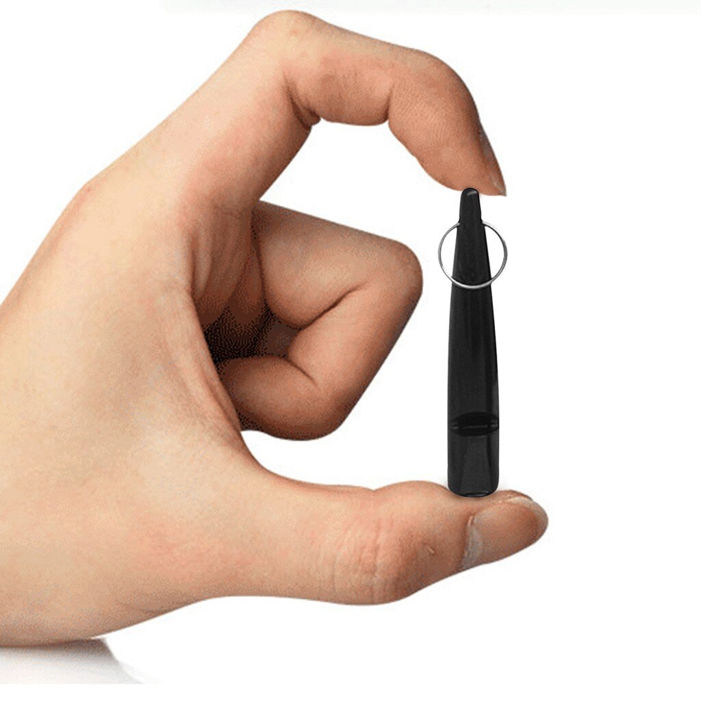 Pet Training Obedience Black Whistle Dogs Puppy Sound Portable Plastic Quiet Trainning Whistles Pets Supplies #ES