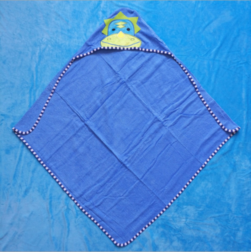 90x90cm baby baby kinderen badjas 100% katoen absorberende geen pilling badhanddoek met cap baby mantel cape T810