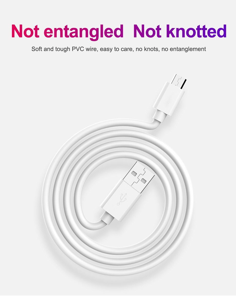 1 Meter Micro USB Charge Cable Short Micro usb Cabel Long for Huawei Honor P9 Lite 8x Max P10 Lite Y9 7c 7x 7a