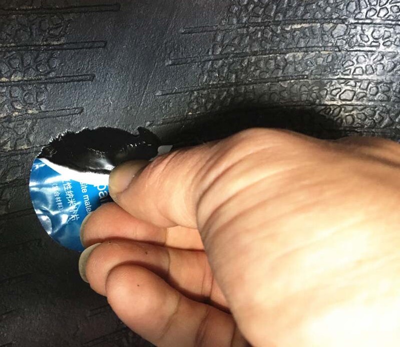 Hurtig selvklæbende kold lappefilm tørring gummi bil indvendig slange vakuum dæk lap værktøj med limfri dæk lap