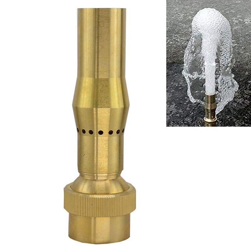 3/4 Inch Messing Foam Jet Fontein Nozzles Tuin Landschap Fontein Verstelbare Multi-Sproeikop Vijver Decoratie Fontein