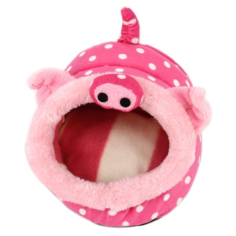 Warm Small Pet Animals Bed Dutch Pig Hamster Cotton Nest Hedgehog Rat Chinchilla Guinea Habitat Mini House