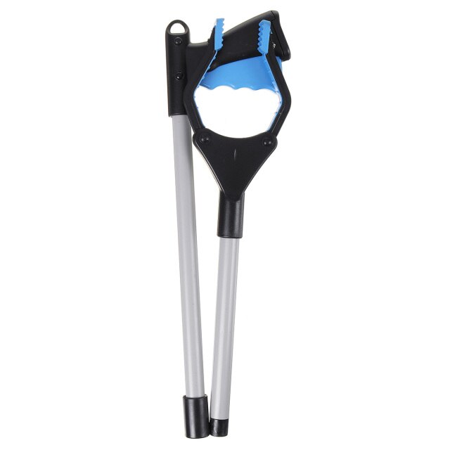 6 Kleur Aluminium Vouwen De Fetch Apparaat Pickup Sanitaire Vuilnis Tang Tuin Voor Tuin Gereedschap Tool: Blue
