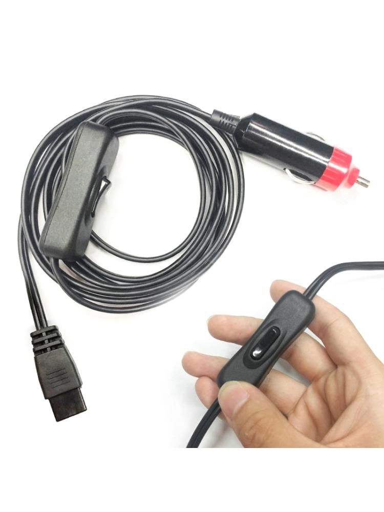2M Sigaar Plug 12V 10A Dc Power Cable Koord Voor Auto Koelbox Mini Koelkast 425B