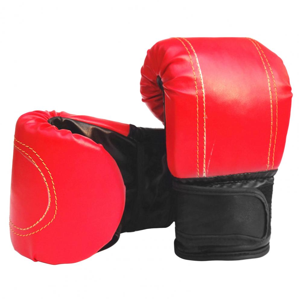 1 paio di guantoni da boxe guanti da Sparring regolabili guanti da Kickboxing traspiranti guanti da combattimento ergonomici per adulti per palestra