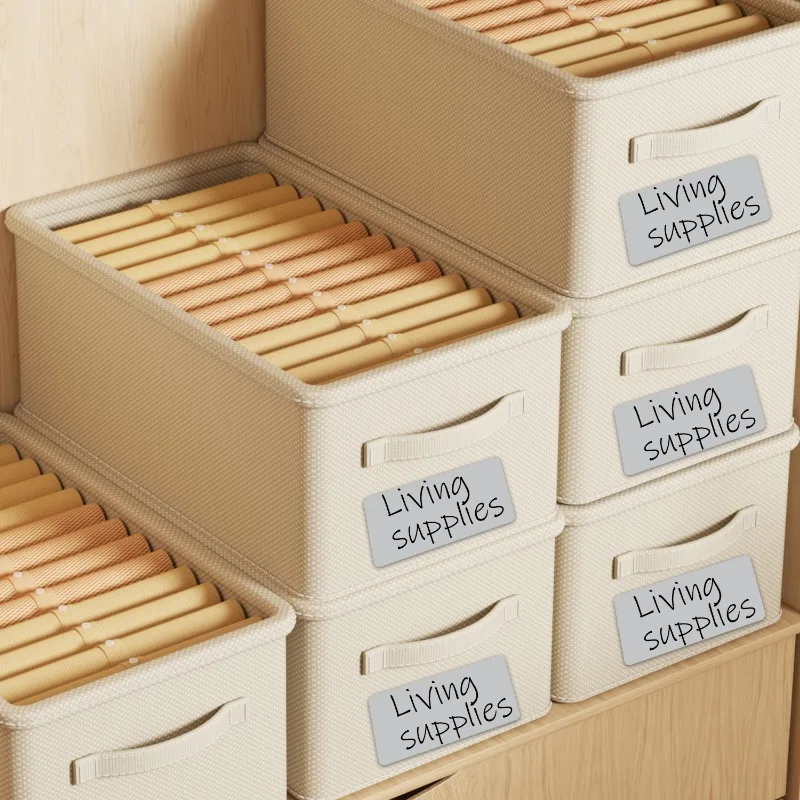 Etiquetas adhesivas de PET para cocina, botellas de especias, tarros, etiquetas de clasificación, autoadhesivas impermeables para el hogar y la Oficina, pegatina de almacenamiento de categorías