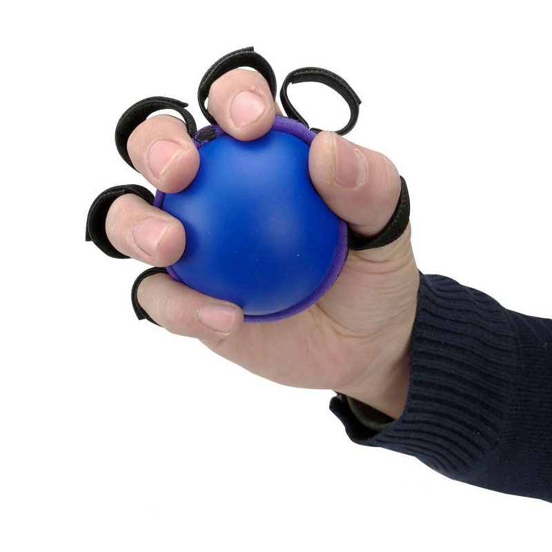 Hand Grip Pu Bal Vinger Praktijk Hemiplegie Oefening Spier Power Rubber Revalidatie Training Gripper