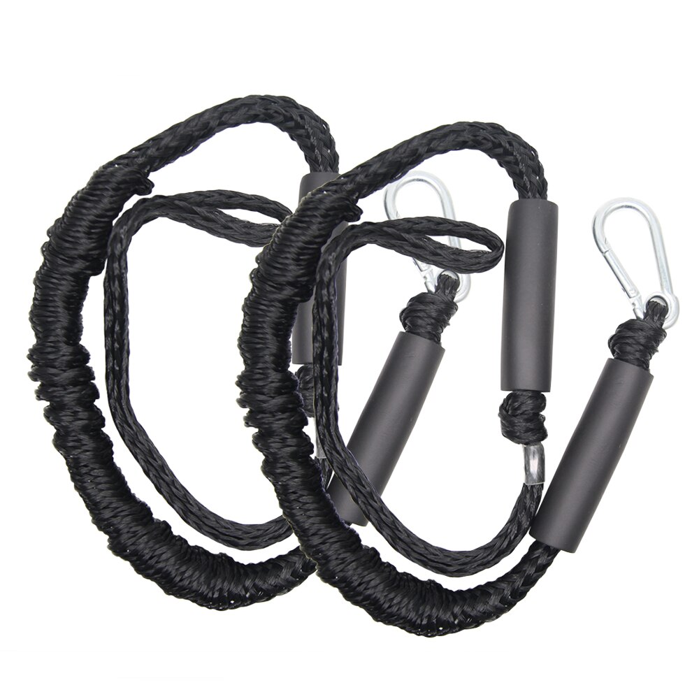 1 / 2Pcs Set Bungee Dock Line Mooring Rope for Boat 4 ft 2 Ropes Rope Bungee Cord Dockline Boats Kayak Accessories: 003