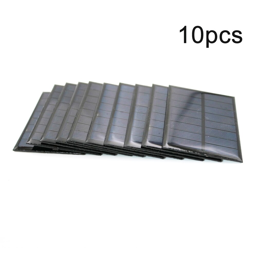 10 stk 1v 1.5v 2v 3v 3.5v 4v solpanel mini solcelle solpanel standard epoxy polykrystallinsk silicium med 15cm forlængerledninger
