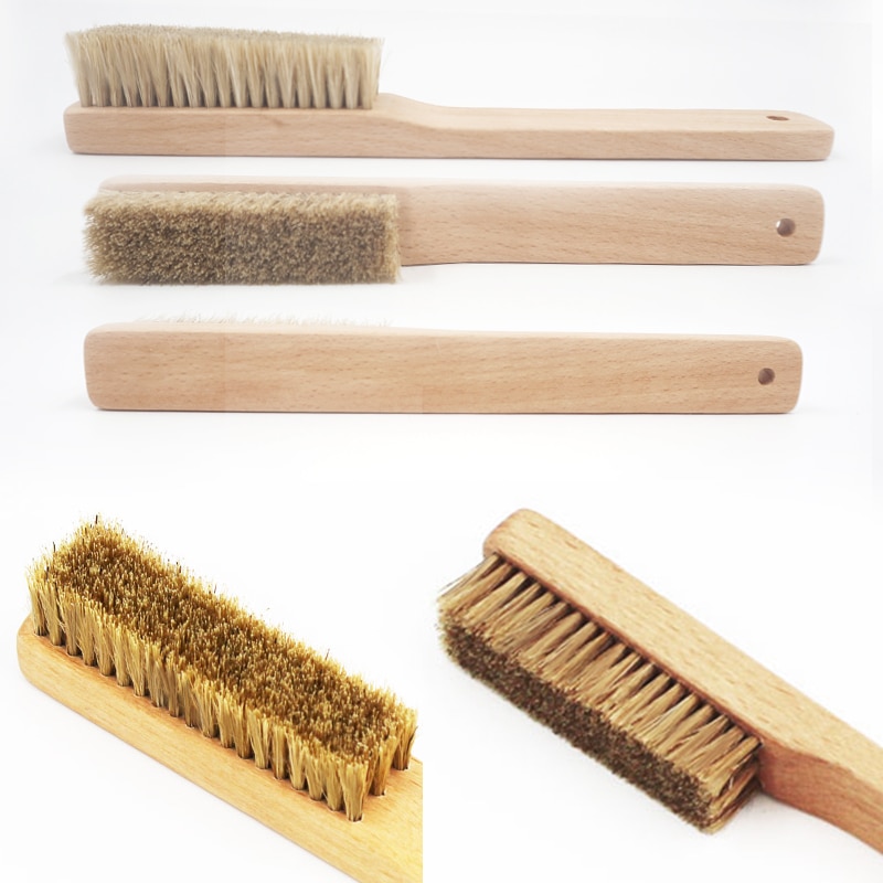 Pelo de jabalí de madera para escalada en roca, brocha para limpieza de roca, suministros para el hogar, productos para el hogar, brochas para zapatos