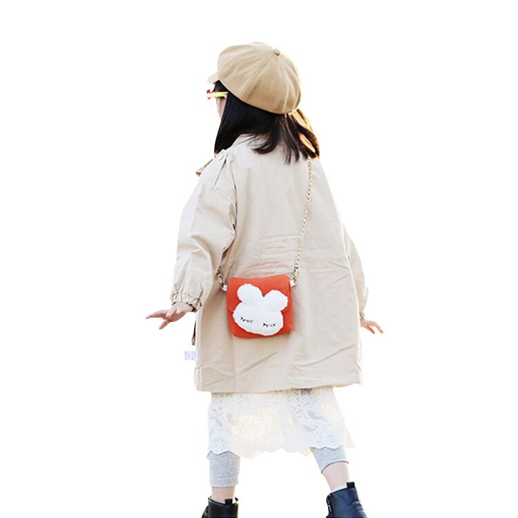 Crossbody Tas Voor Kinderen Klein Formaat Met Pluche Konijn Patroon Voor Kinderen Multifunctionele Schoudertas Voor Kinderen