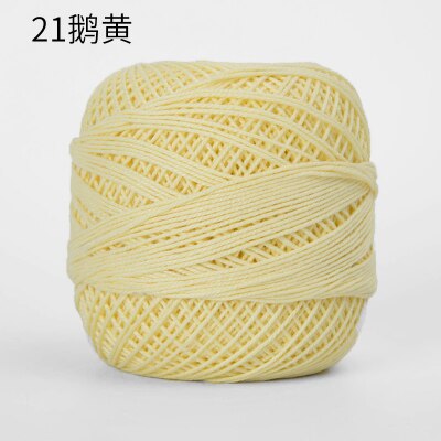 20g laine soie épaisse Crochet fil dentelle Wayuu sac main-bricolage Crochet été coton Fine laine à tricoter: 20