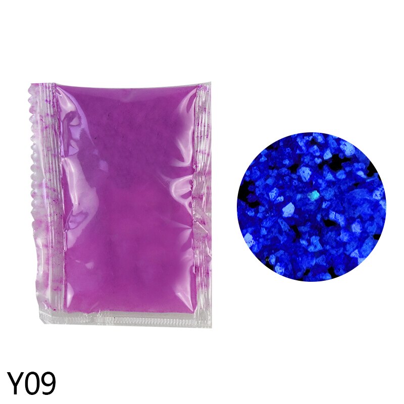 10/30g lysende sandstein fluorescerende grus glød i mørk uteplass hagedekorasjon gjør-det-selv stjerneklar ønsker flaske fisketank ornamenter: 30g / Y09