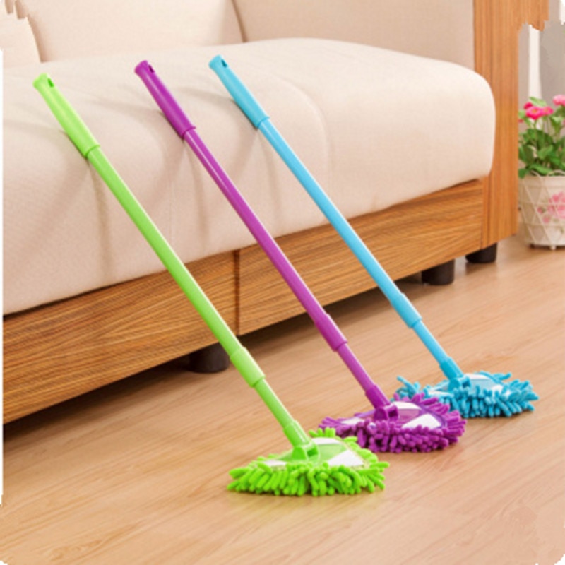 Mini Mop Badkamer Floor Cleaning Tool Platte Lui Mop Muur Huishoudelijke Borstel Chenille Mop Wassen Mop Stof Borstel
