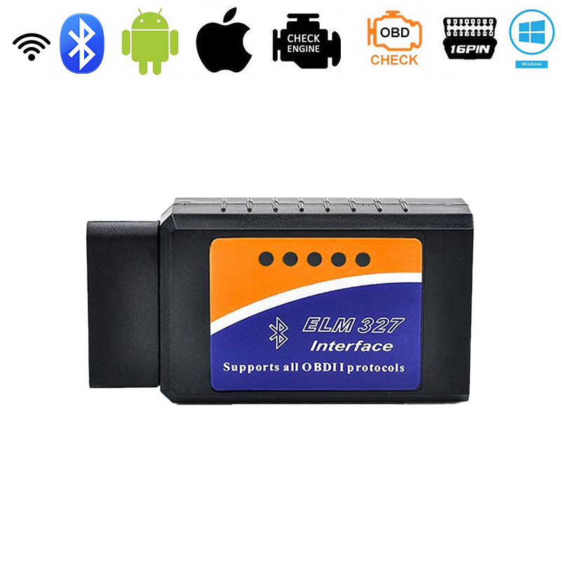 ELM327 V2.1 OBD2 Scanner BT/Wifi ELM 327 OBD Car Diagnostic Tool For Android /IOS PK Vgate Icar2 Code Reader