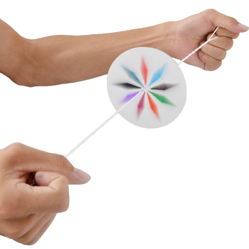 DIY Papier Spinner Rad freundlicher Lustige Spielzeug Autismus Zappeln Sensorischen betonen Linderung Schule Spielzeug