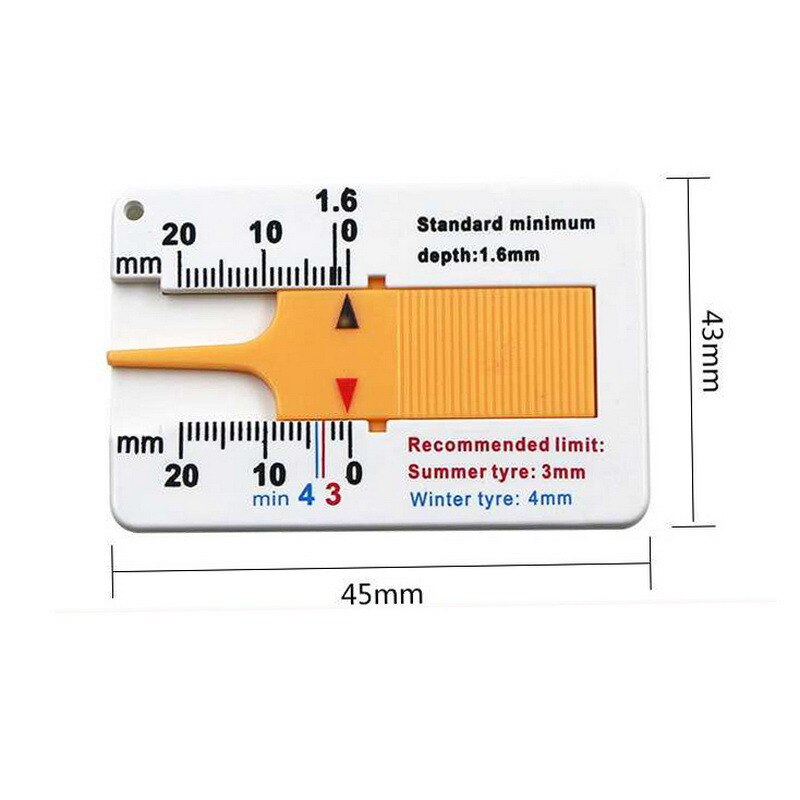 Digital Car Tyre Tire Tread Depth Gauge Meter Auto Tire Wear Detection Measuring Tool Caliper Thickness Gauges Monitoring System