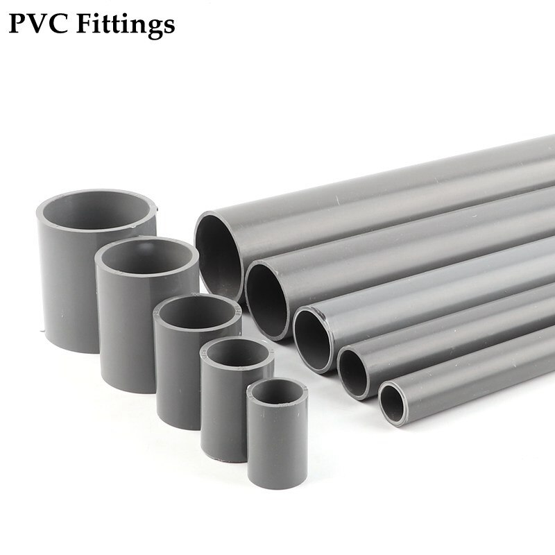 Grey Direct PVC Joints Garden Irrigation Water Connectors Aquarium Tank Water Fountain Fittings Irrigation System Pipe Connector