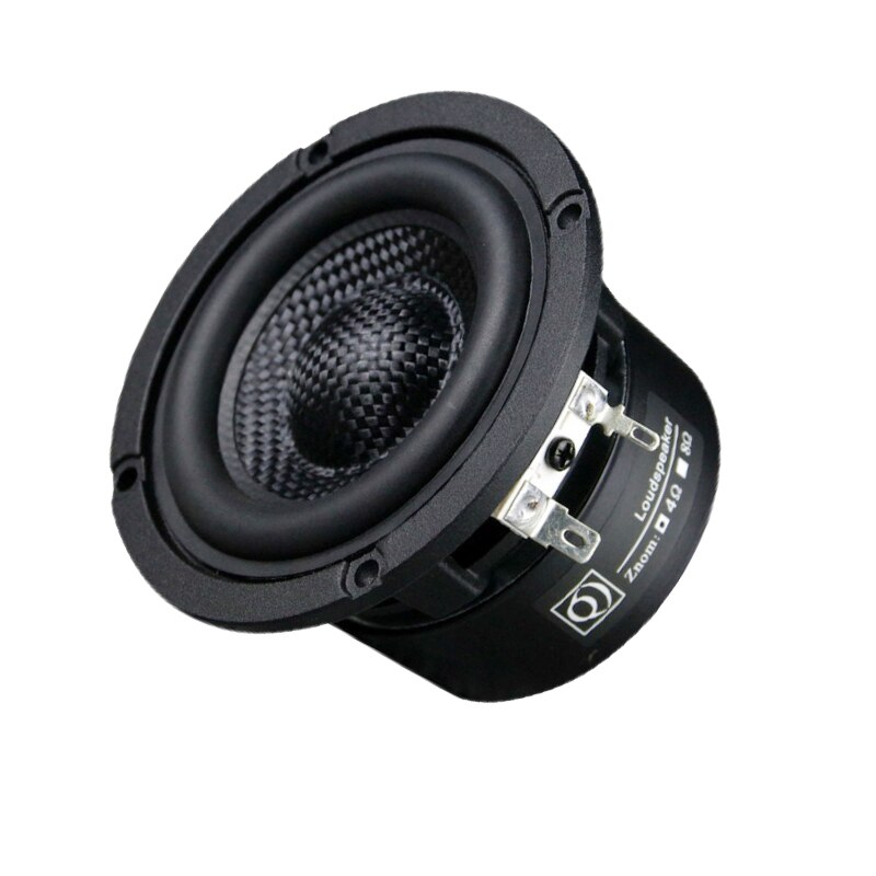 30W Mid Woofer Speaker 3 Inch 4Ohm Mid Bass Woofer Geluid Speaker Glasvezel Sterke Subwoofer Luidspreker Voor Monitor Speaker diy