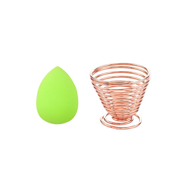 2 stuks/set cosmetische sponsjeshouder set professionele make-upspons foundation spons beauty tools accessoires water kalebasvormig: Stijl 10