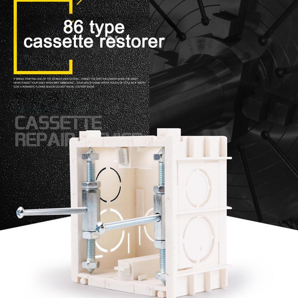 86 Type Cassette Repairer Switch Socket Bottom Box Repair Repairer Switch Remedy Universal Repair Cassette Socket P0F2