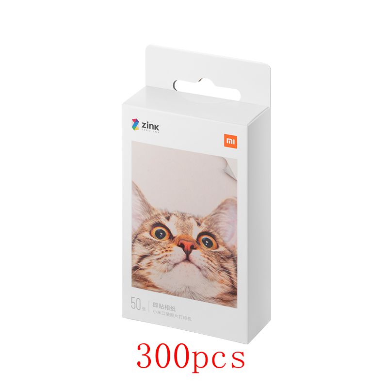 Xiaomi zink pocket printer papper självhäftande foto färgtryck 3- tum mini pocket fotoskrivare snabb