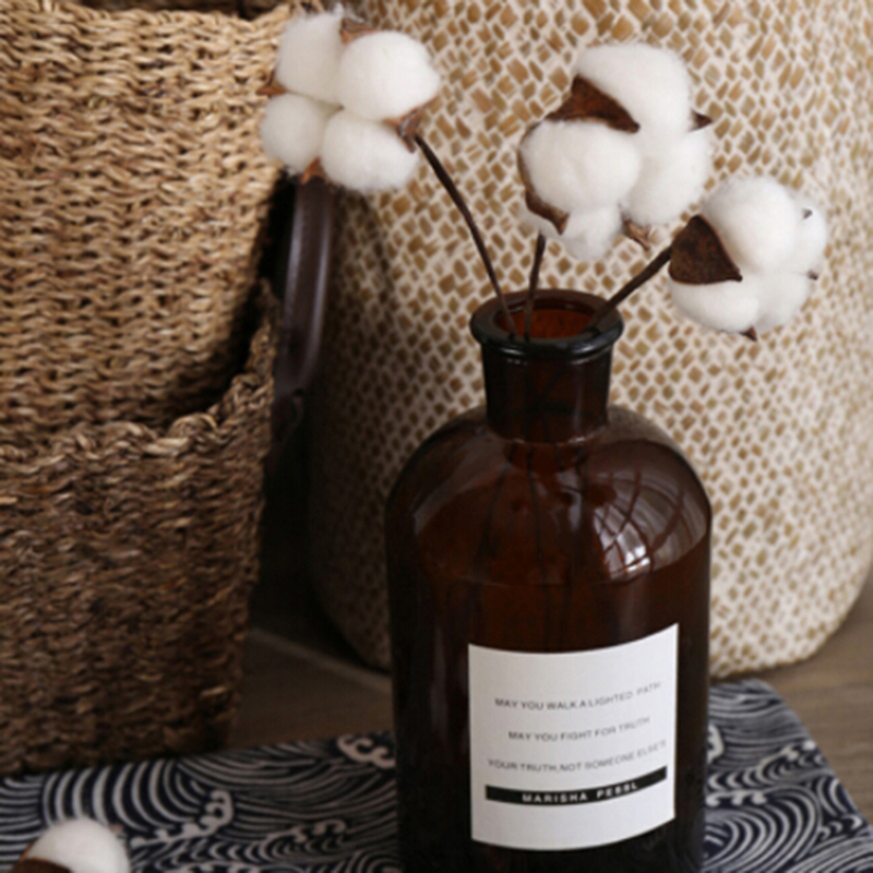 10 Stuks Van Natuurlijke En Synthetische Blend Katoen Bollen Ballen Voor Kransen Decor