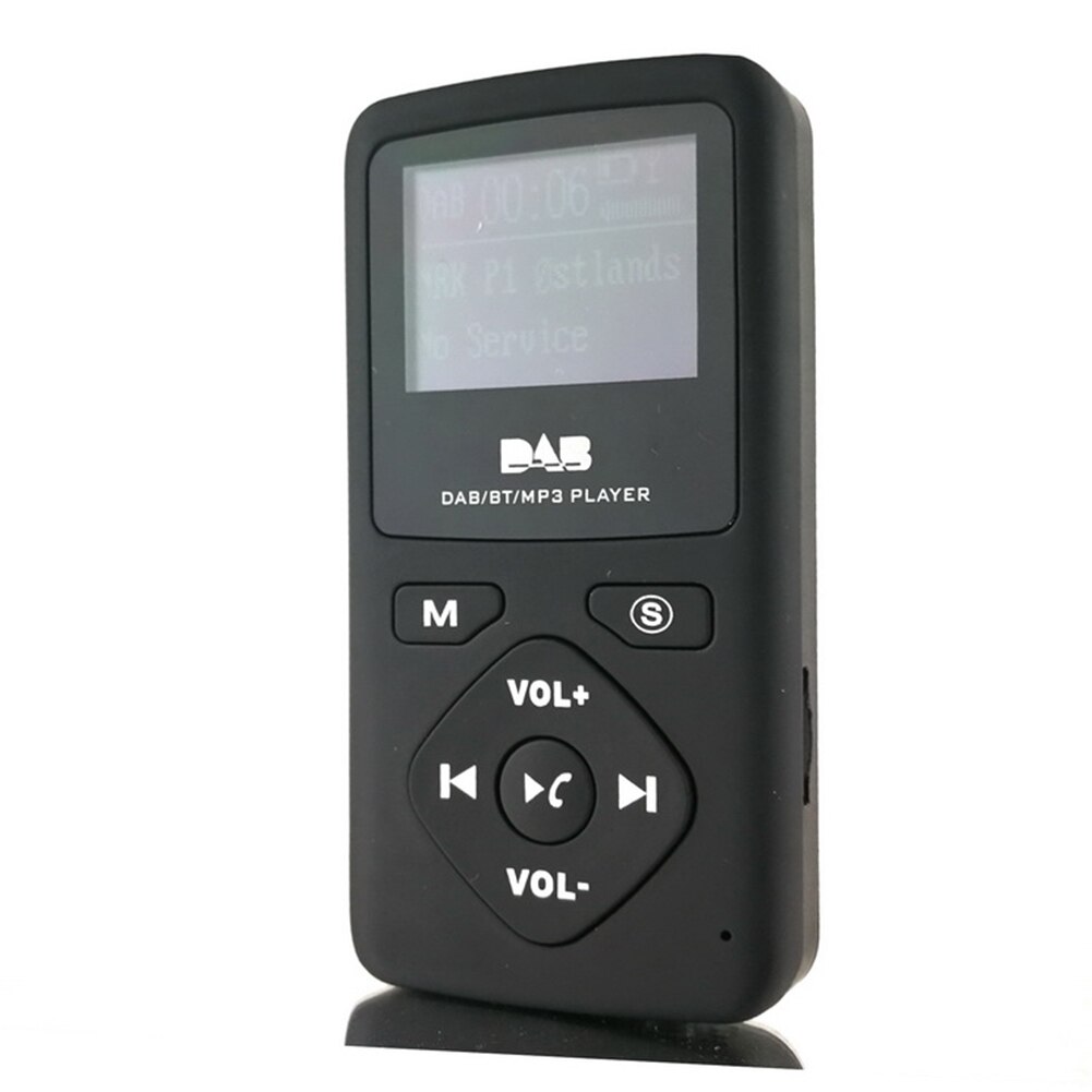 DAB-P7 Pocket MP3 Speler Draagbare Lcd-scherm Radio Receiver Broadcast Met Bluetooth Fm Digitale Radio Mini Fm Radio Station
