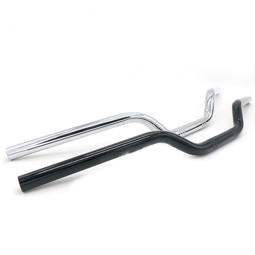 Motorsykkel styre 22mm jern håndtak 7/8 "vintage metall refit styret høy høy retro drag bar cruiser bobber chopper