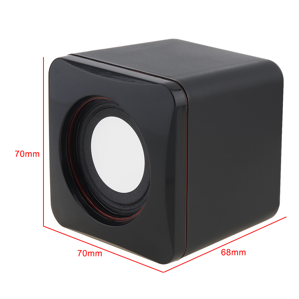 101Z 6W USB Portable Computer Speakers USB Stereo Combination Speakers with 3.5mm Jack USB Powered 2.0 Subwoofer PC Speaker