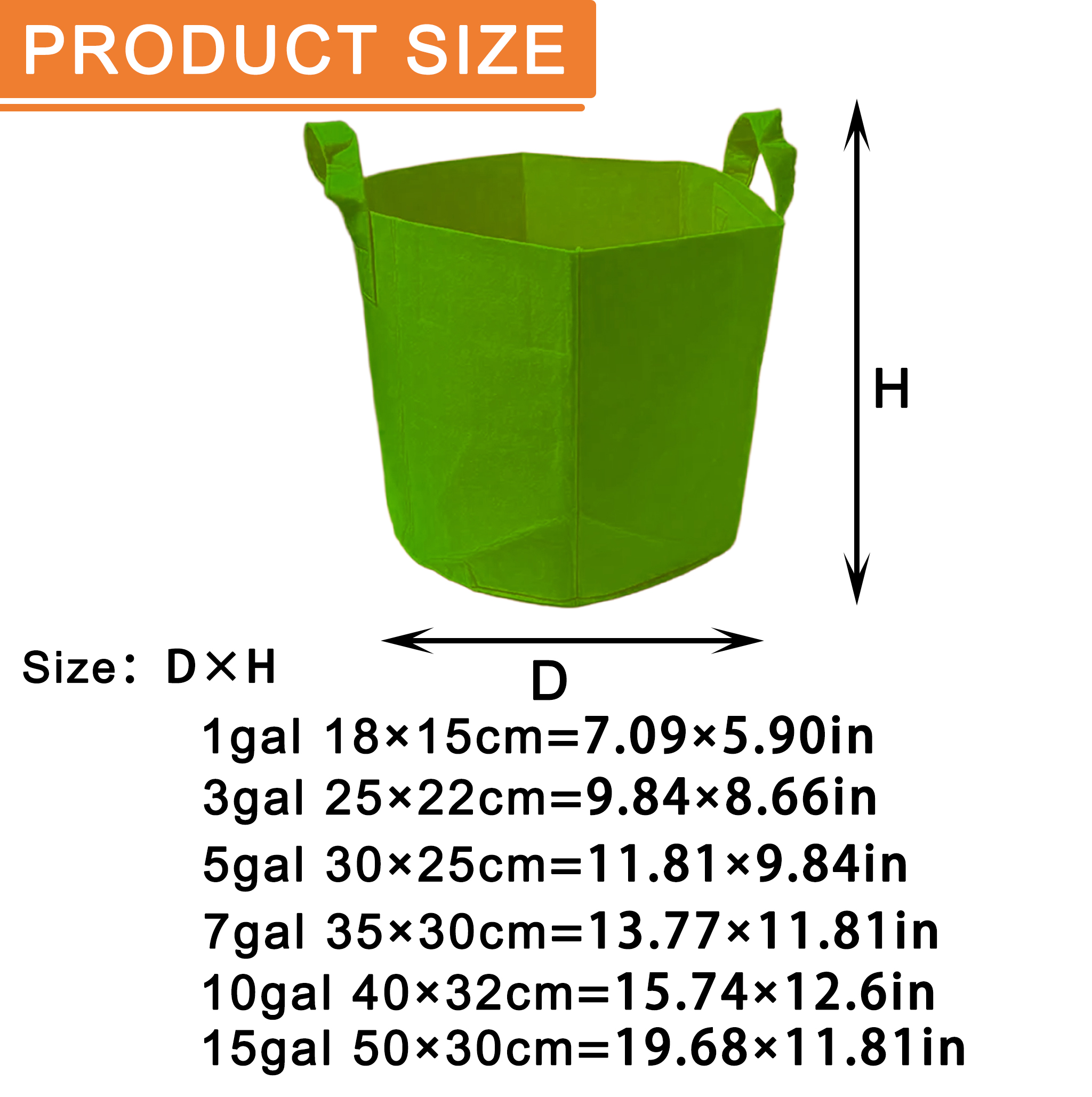 10 Gallon Grow Bags for Vegetable/Flower/Plant, 5 Gallon Aeration Fabric Pots with Handles Cloth Pots for Plants Garden
