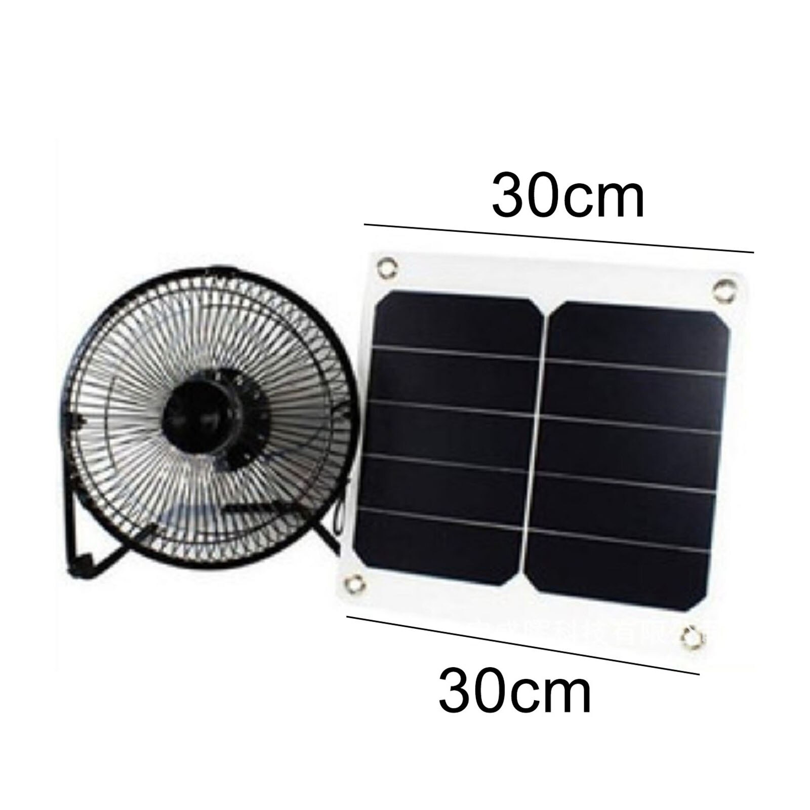 Ventilatore solare-12V 12W ventilatore per serra camper pollaio ventilatore ad energia solare ventilatore per animali domestici