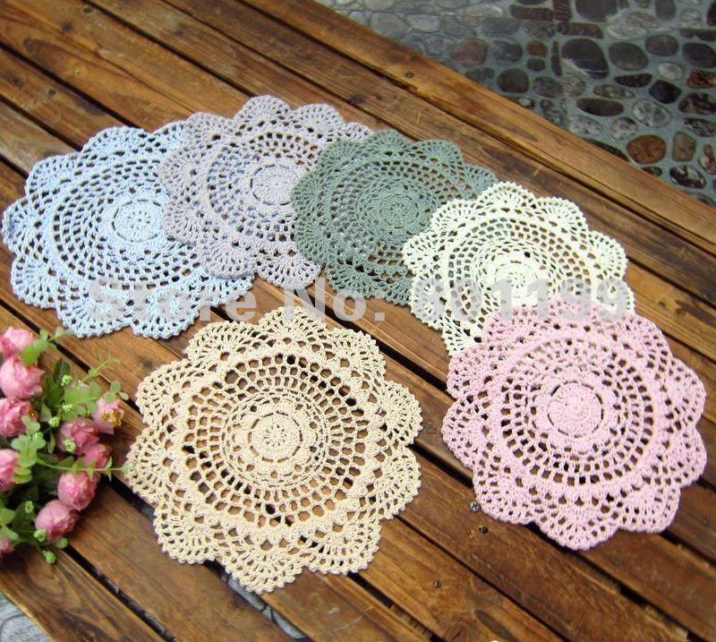 6 Vintage Gehaakte Kleedje Lot Diverse Kleedjes