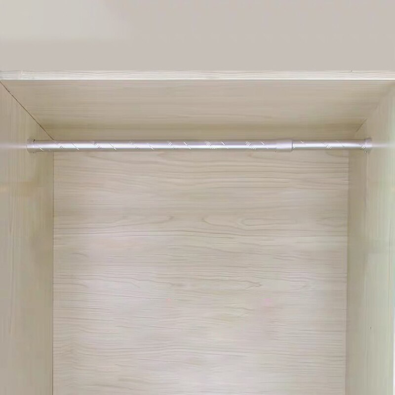 Tykke klær i aluminiumslegering, organiseringsskinner, justerbar garderobeskap, hengerstang, klesstativ med skinneflens