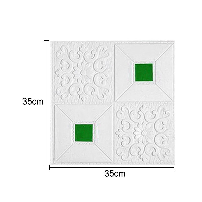 3D Wall Sticker Imitation Brick Bedroom Decoration Waterproof Self Adhesive Wallpaper For Living Room Kitchen TV Backdrop Panels: S