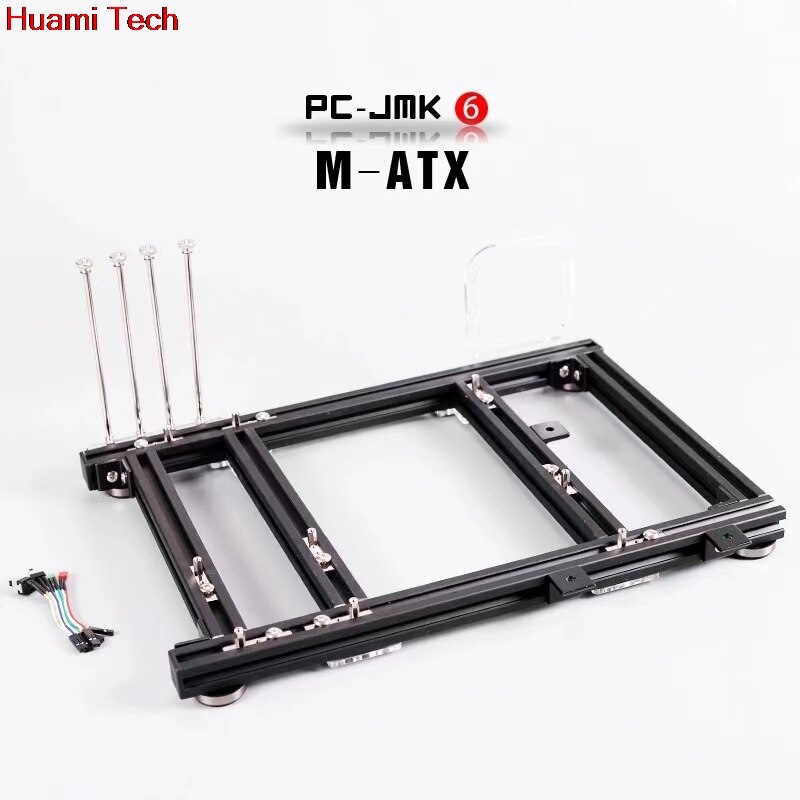 Aluminiowe stanowisko testowe dla ITX MATX ATX komputer otwarta ramka powietrze Obudowa HTPC gry komputerowe GPU zestawy DIY