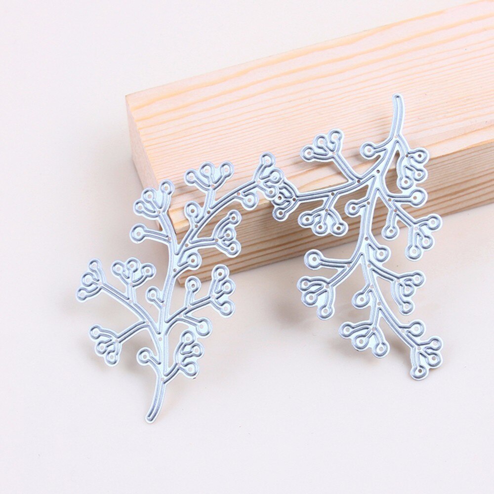 Kwiat liście metalowe wykrojniki klon drzewo liściaste Scrapbooking wykrojniki DIY tłoczona kartka album dekoracje ślubne: rodzaj 1