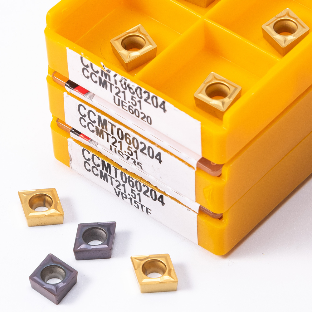 10 pces ccmt060204 ue6020 vp15tf us735 carboneto de torneamento interno ferramenta ccmt 060204 torneamento inserção ccmt0602 torno ferramenta