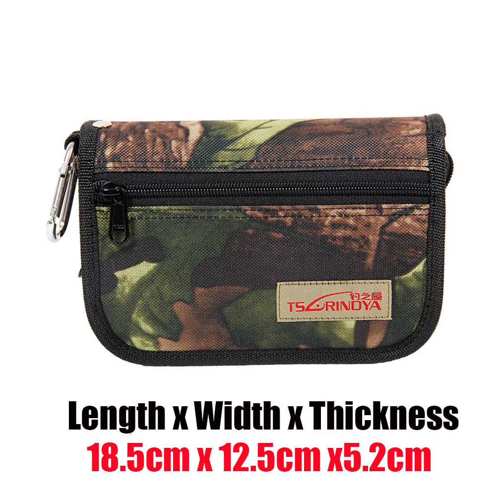 Multi-Purpose Sequins Lure Bag Large Capacity Waterproof Bait Storage Bags Fishing Tackle Accessory For poon Spinner Bait Pesca: Camouflage