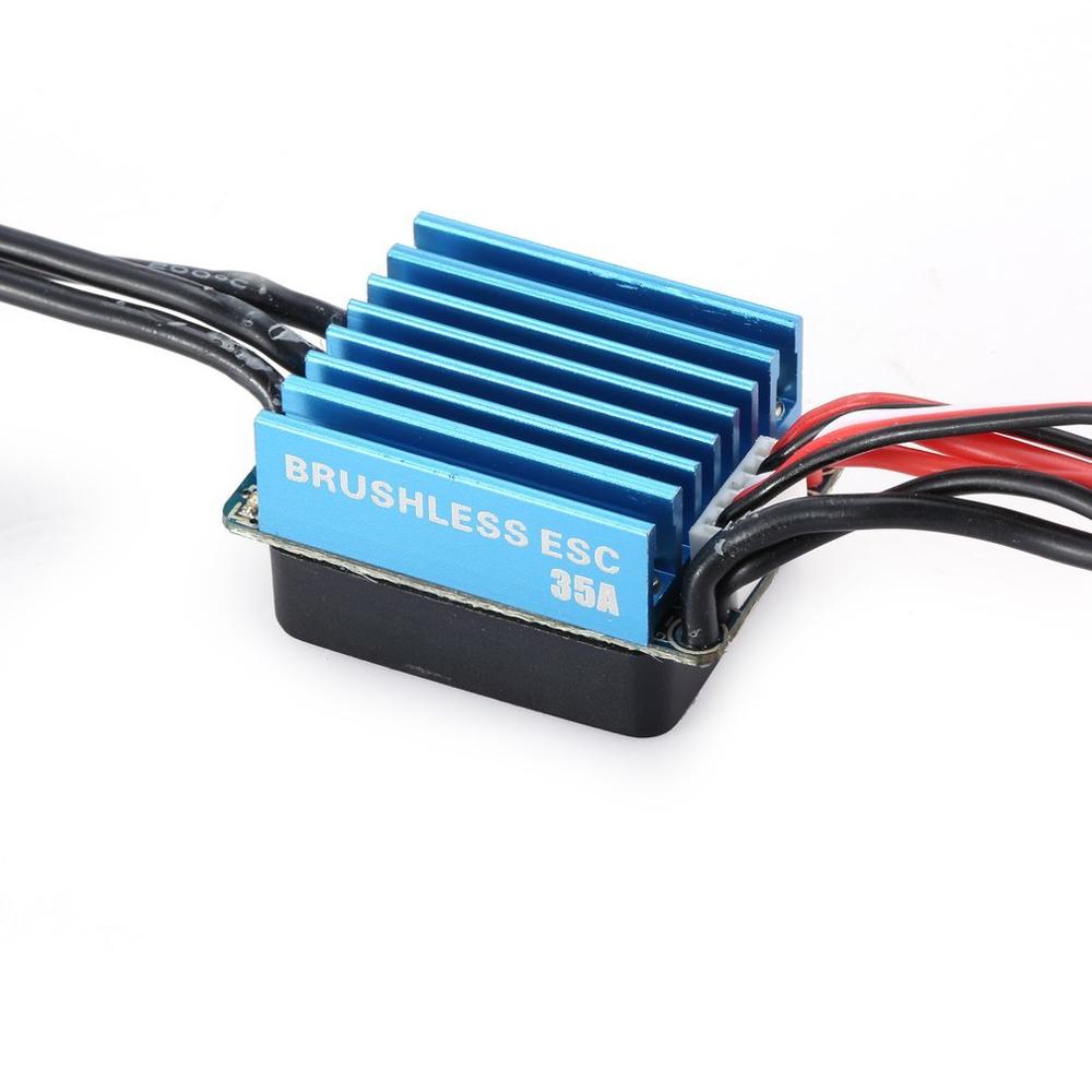 2838 3600KV 4500KV 4P Sensorlose Bürstenlosen Motor & 35A Bürstenlosen ESC Elektronische Geschwindigkeit Controller für 1/14 1/16 1/18 RC auto