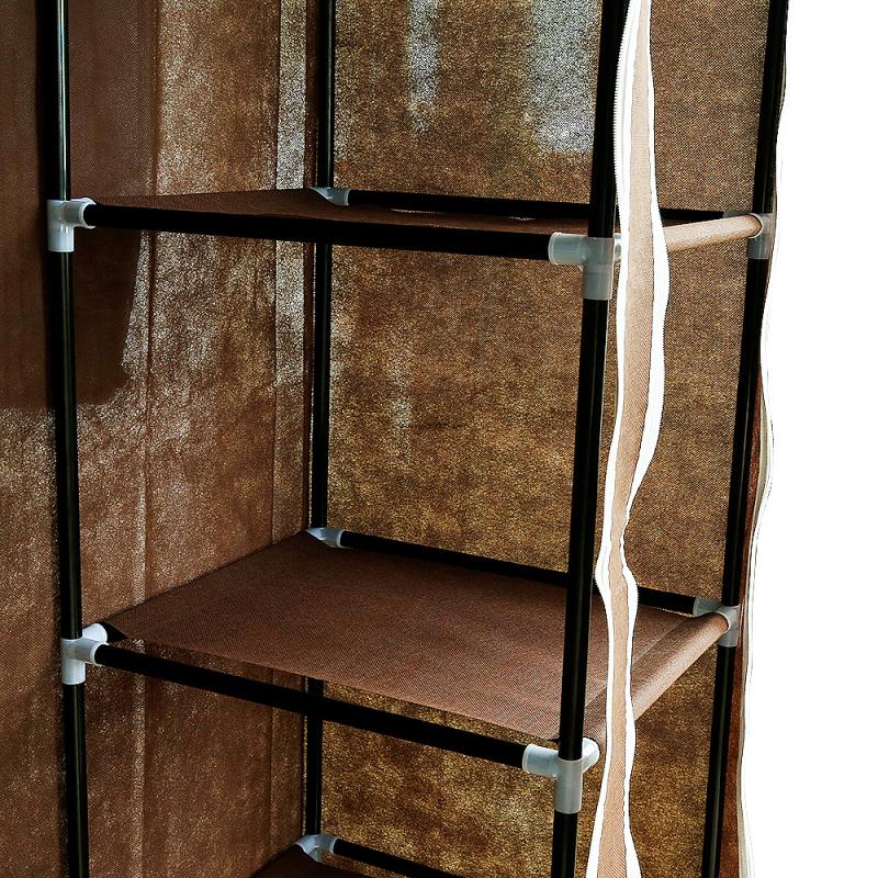 Schlafzimmer Möbel vlies Kleiderschrank Schlafzimmer Tuch Klapp Schränke Schrank Staubdicht Schrank Lagerung DIY Heimat Möbel HWC
