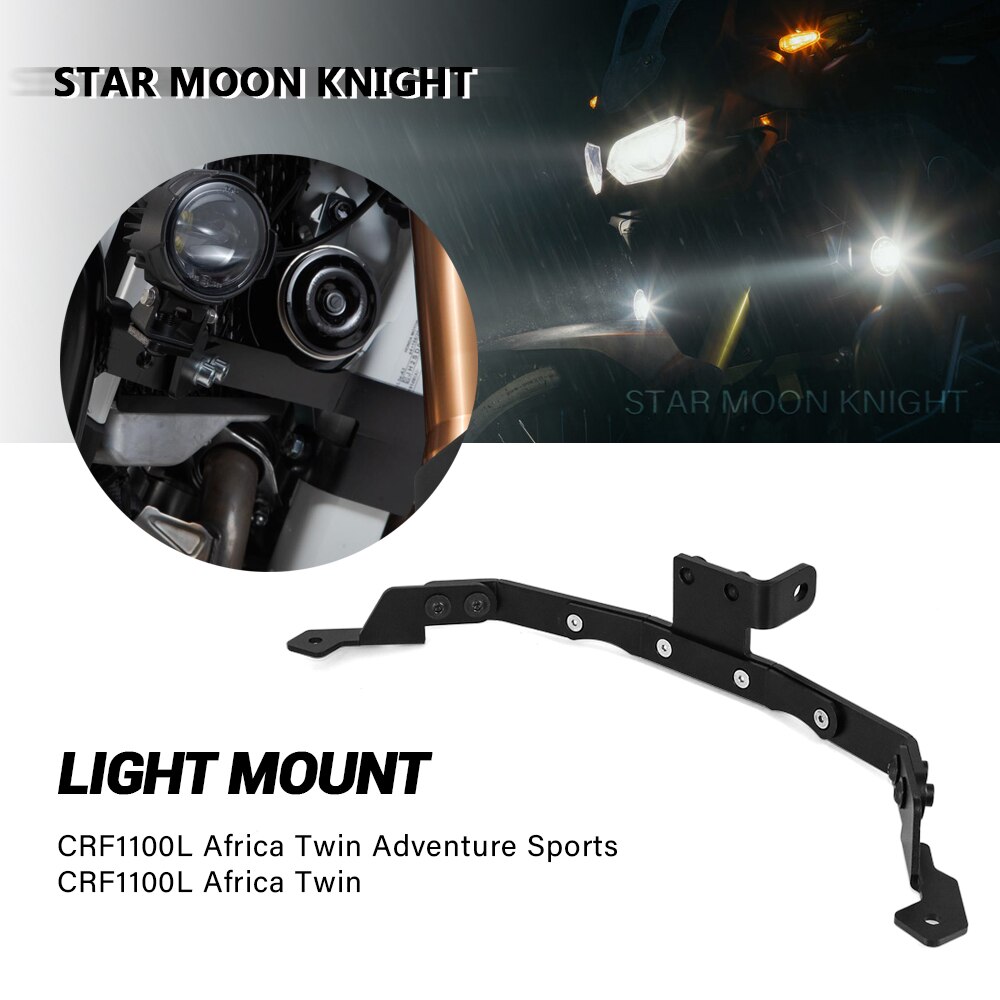 Auxiliary Light Mounting Brackets Driving Lamp Spotlight Holder For Honda CRF1100L CRF 1100 L Africa Twin Adventure Sports -