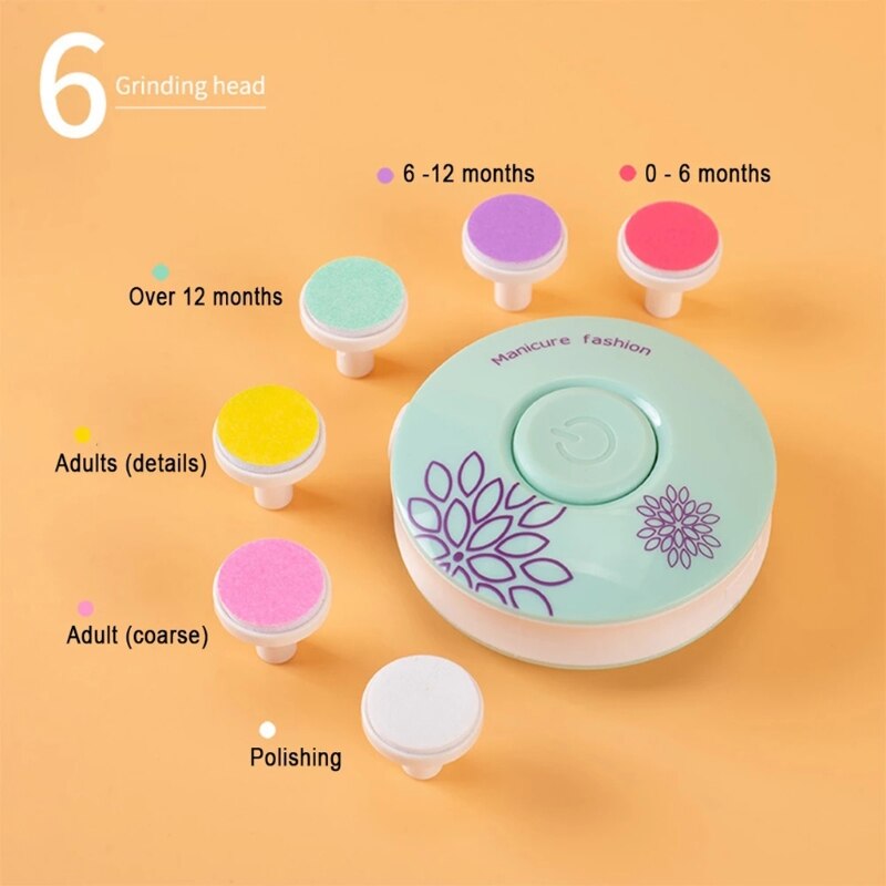 Baby Elektrische Nail Trimmer Kids Schaar Zuigeling Nail Care Safe Nagelknipper Cutter Voor Newbron Nail Polijstmachine Manicure