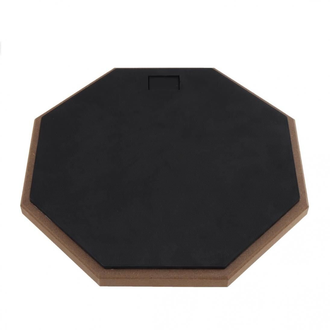 12 Inch Rubber Wooden Dumb Drum Practice Training Drum Pad with Stand / Stick Optional for Percussion Instruments Parts